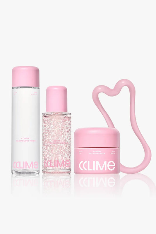 CCLIME CoreSet Training Set: Toner, Ampoule, Cream & CCLING Sculpt